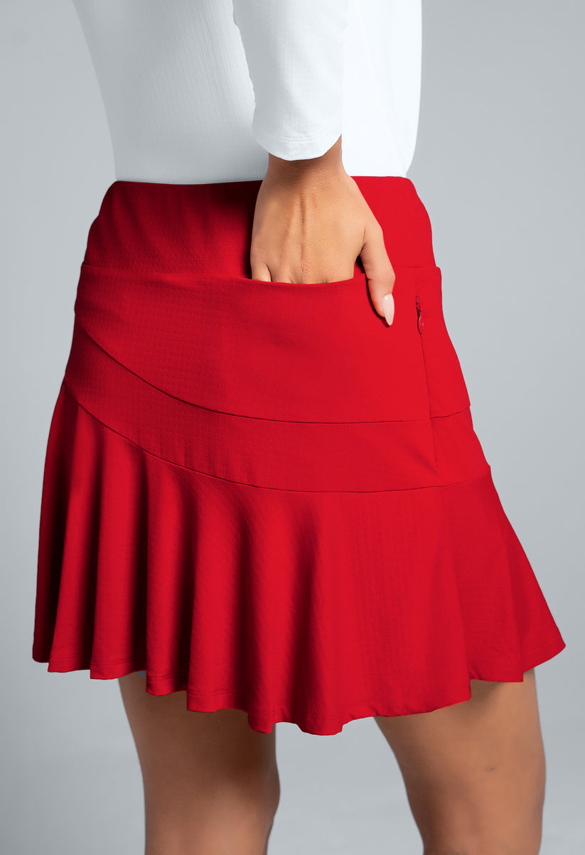IBKUL FLOUNCE SKORT