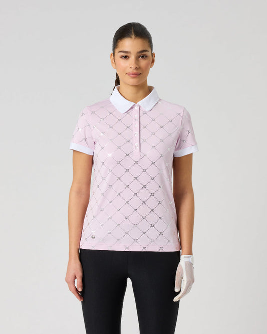Daily Sports Foil Printed Short Sleeve Polo shirt