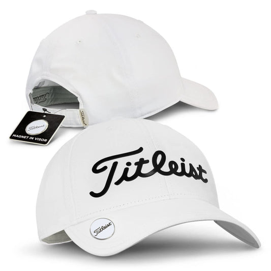 TITLEIST PLAYERS HAT WITH MARKER - WHITE