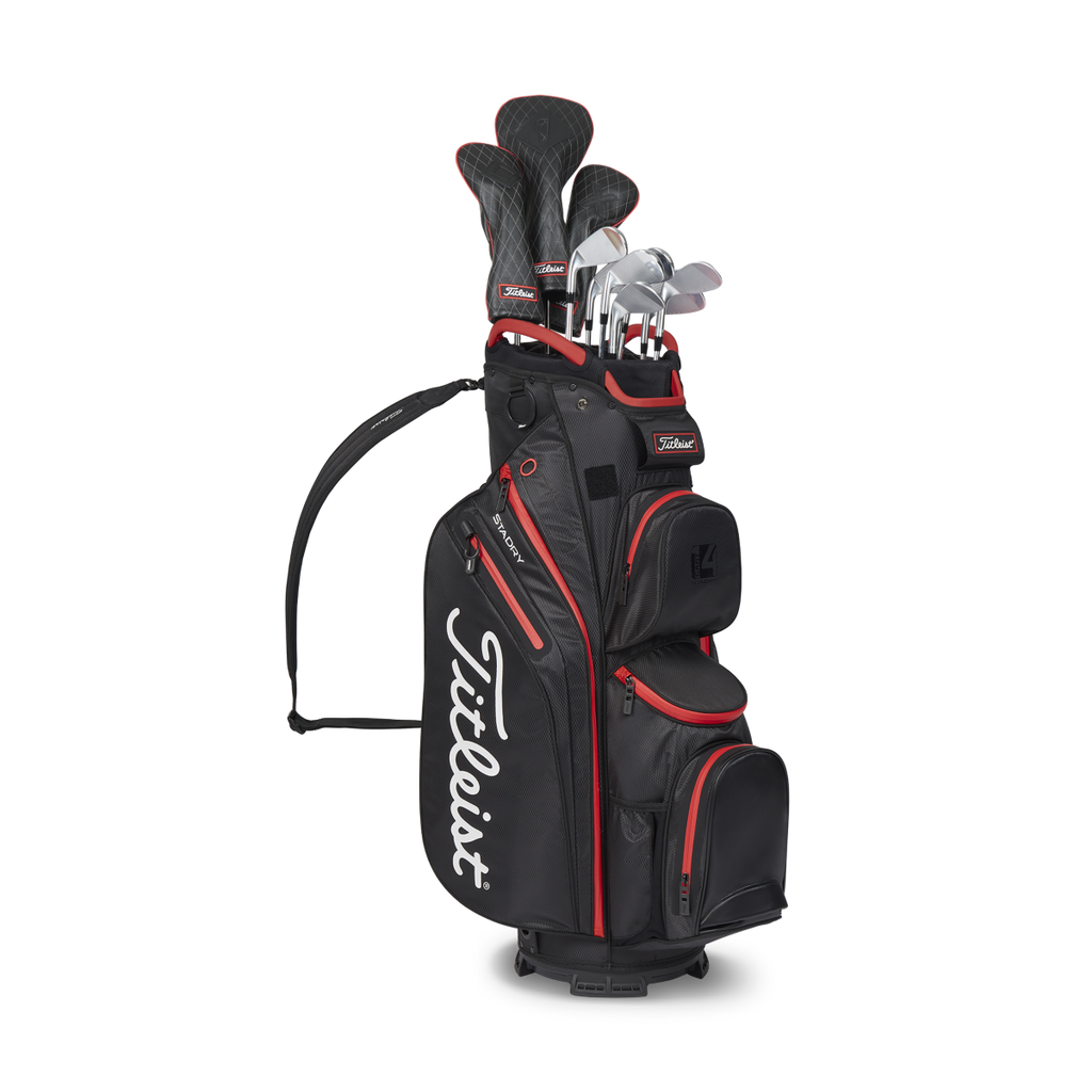 TITLEIST CART 14 STADRY BLACK/BLACK/RED