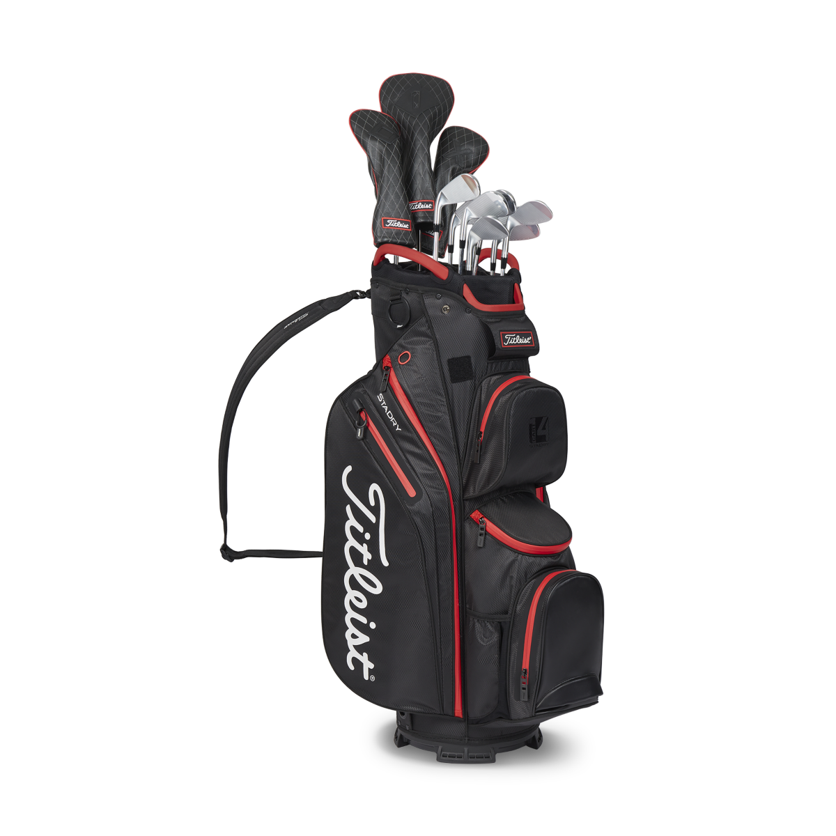 TITLEIST CART 14 STADRY BLACK/BLACK/RED