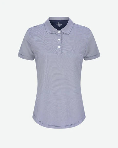 38 South Polo - Platinum Mini Stripe Ladies
