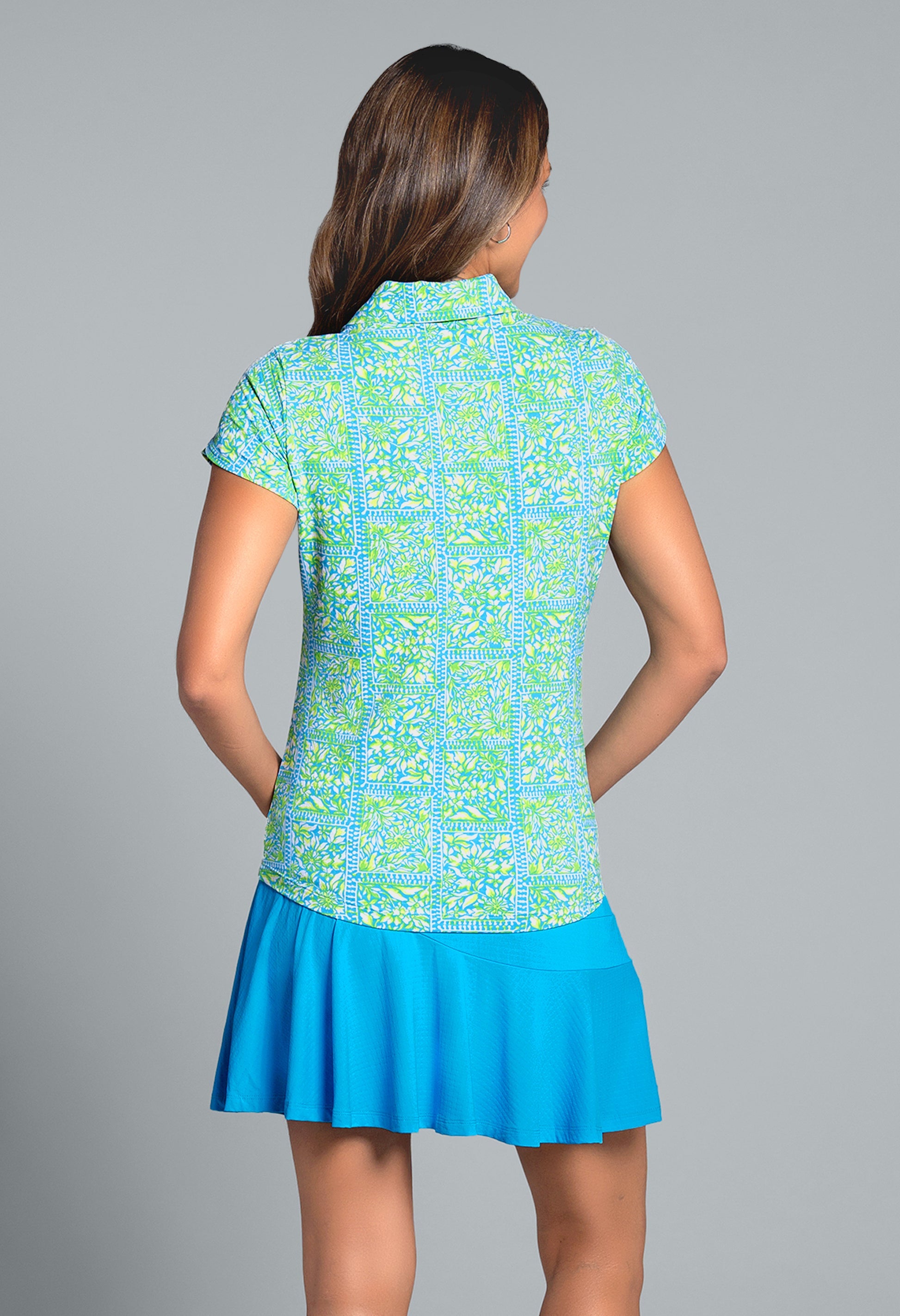 IBKUL JOSIE TULIP SHORT SLEEVE POLO