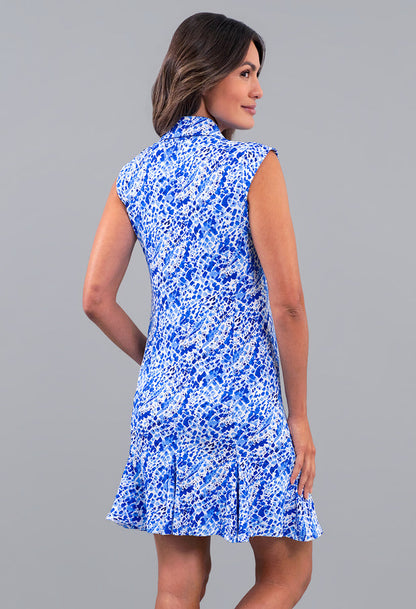 IBKUL Yesenia Sleeveless Polo Dress