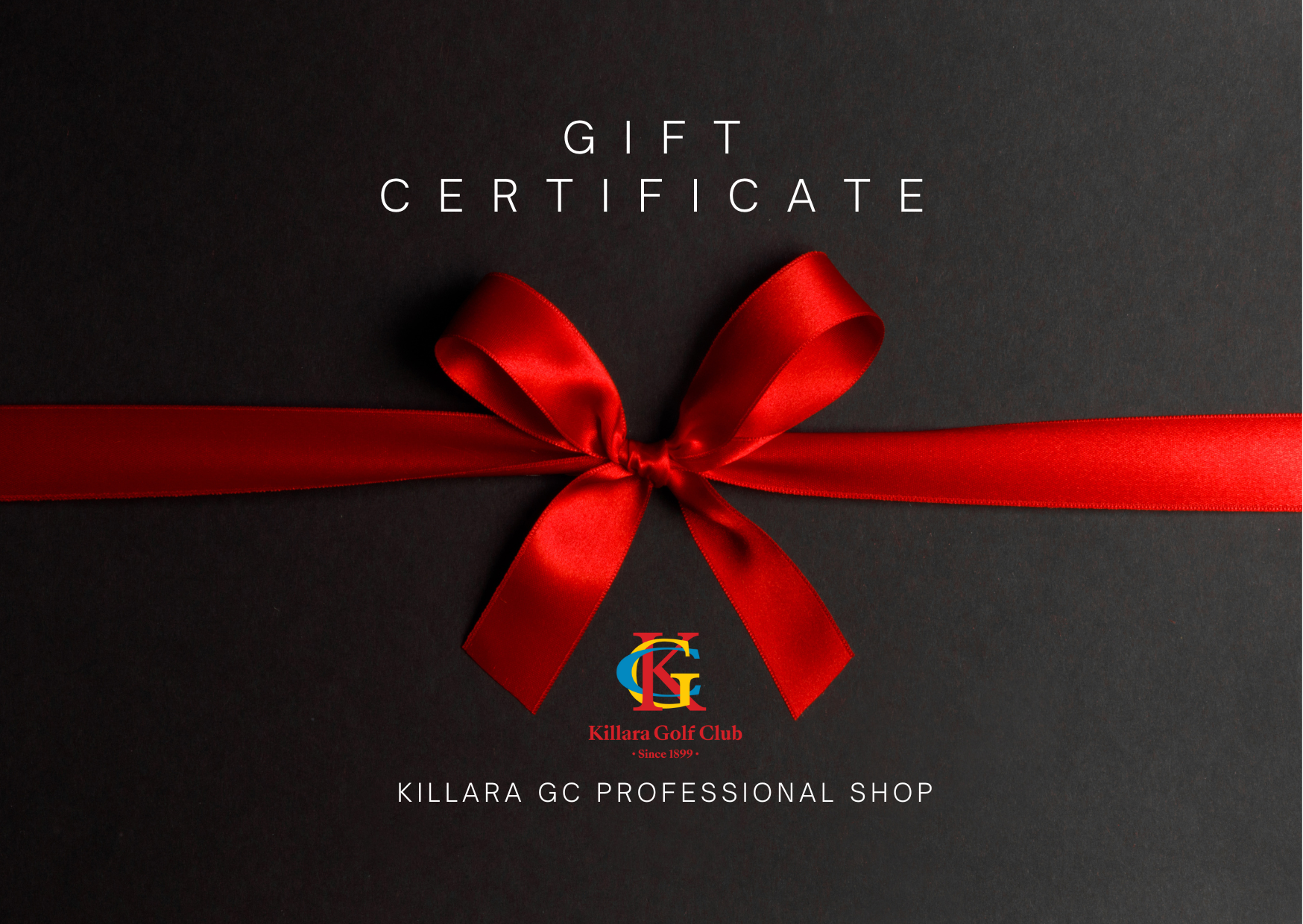 KILLARA GOLF CLUB PRO SHOP GIFT CARD