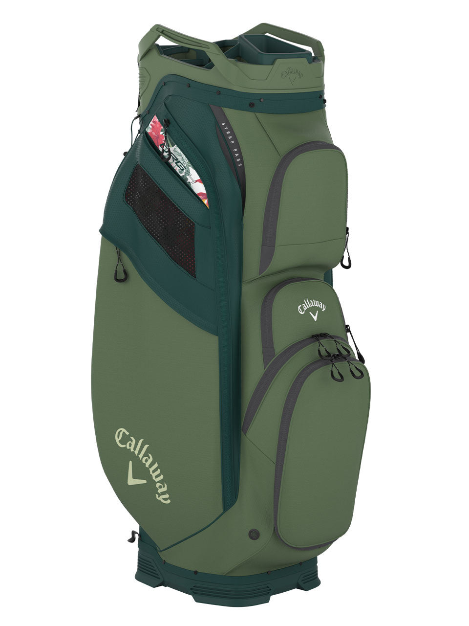 Callaway Org 14 Cart Bag - Green Tropics