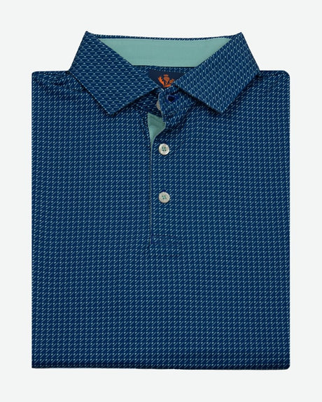 DONALD ROSS MEN'S SPORT POLO - BRADENTON DASHES PRINT