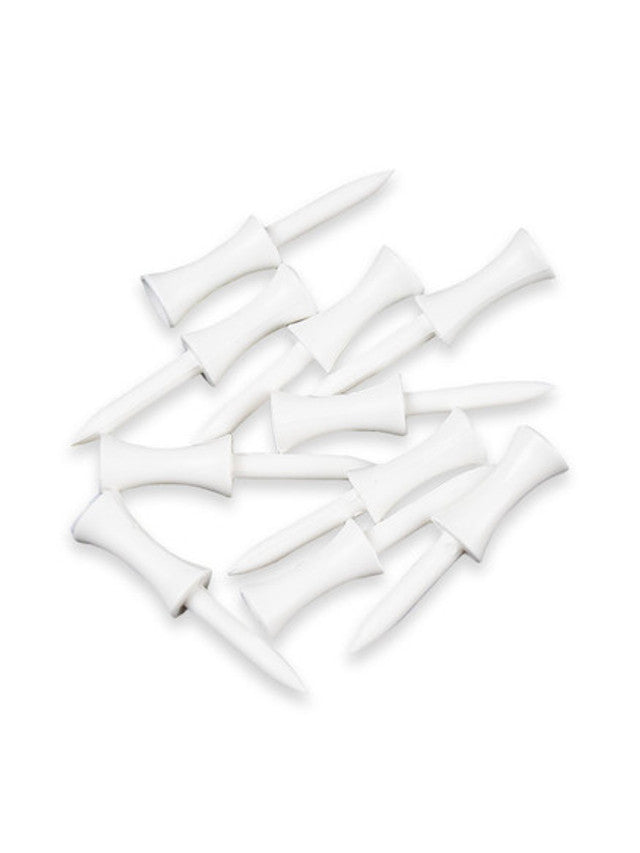 ELIM CORRECT HEIGHT NYLON GOLF TEES WHITE