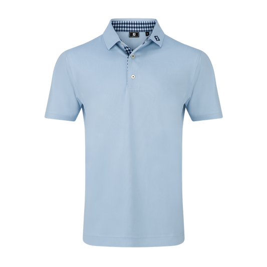 FJ MENS 25 STRETCH PIQUE TRIM SKYWAY - LOGO