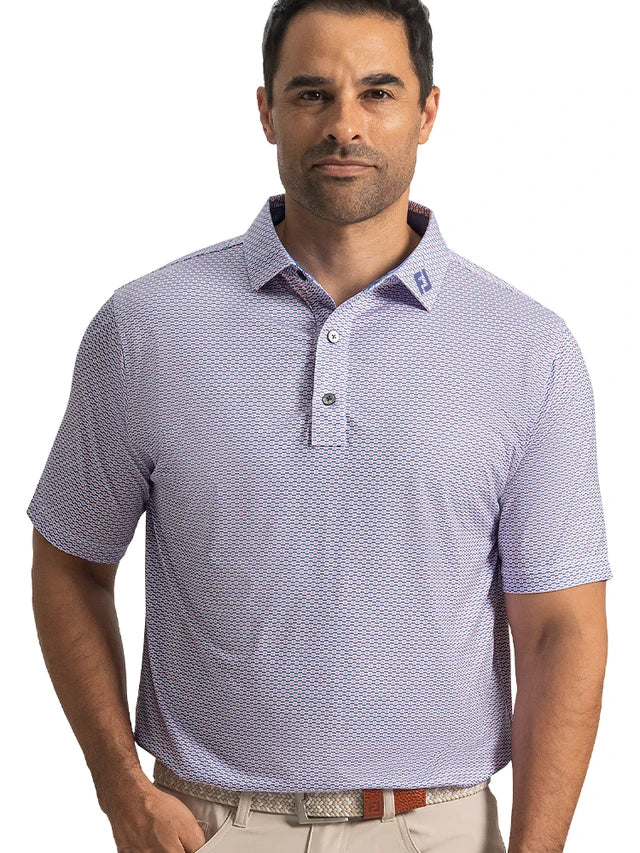Footjoy Nautical Flag Print Lisle