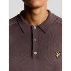Lyle & Scott Long Sleeve Knitted Golf Polo Shirt