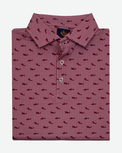 DONALD ROSS MEN'S SPORT POLO - CALLAN SHARK PRINT