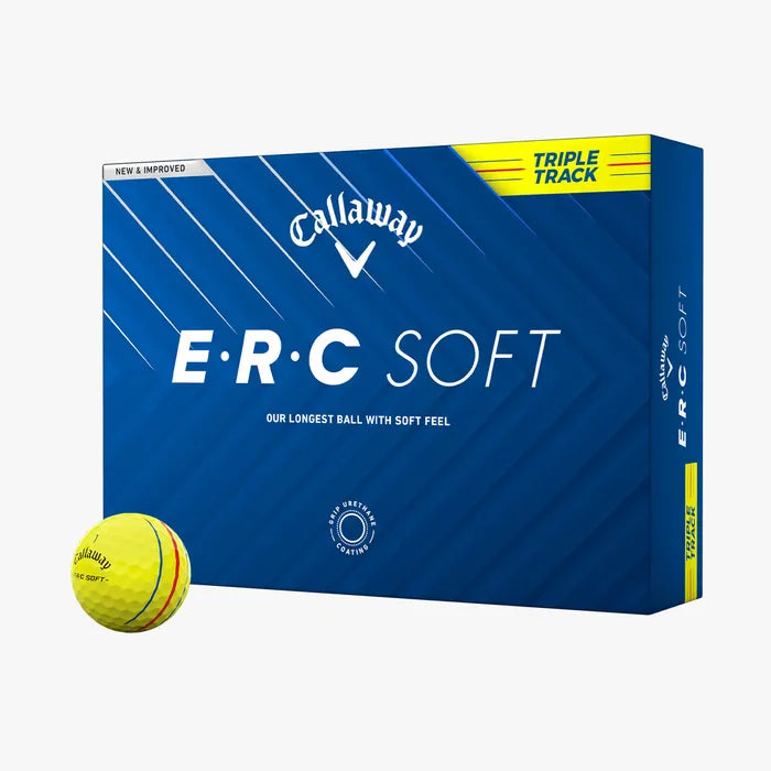 CALLAWAY E.R.C SOFT YELLOW -TRIPLE TRACK BOX