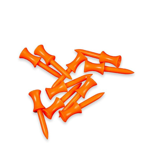 ELIM CORRECT HEIGHT NYLON GOLF TEES ORANGE
