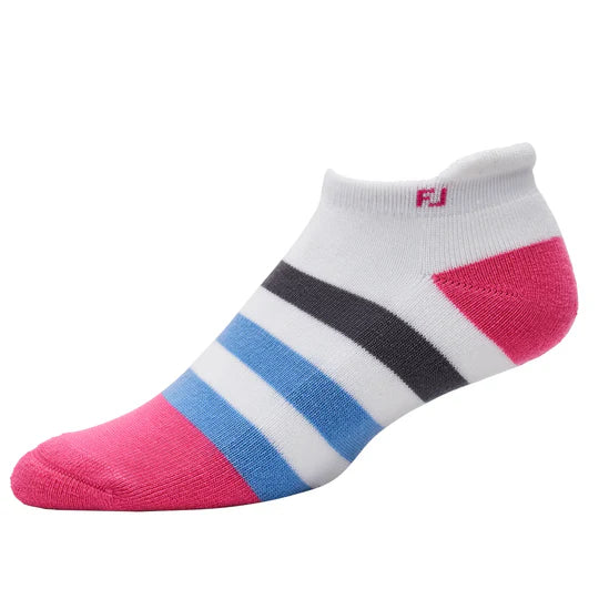 FJ WOMENS PRODRY ROLL-TAB BLUE/PNK/WHT