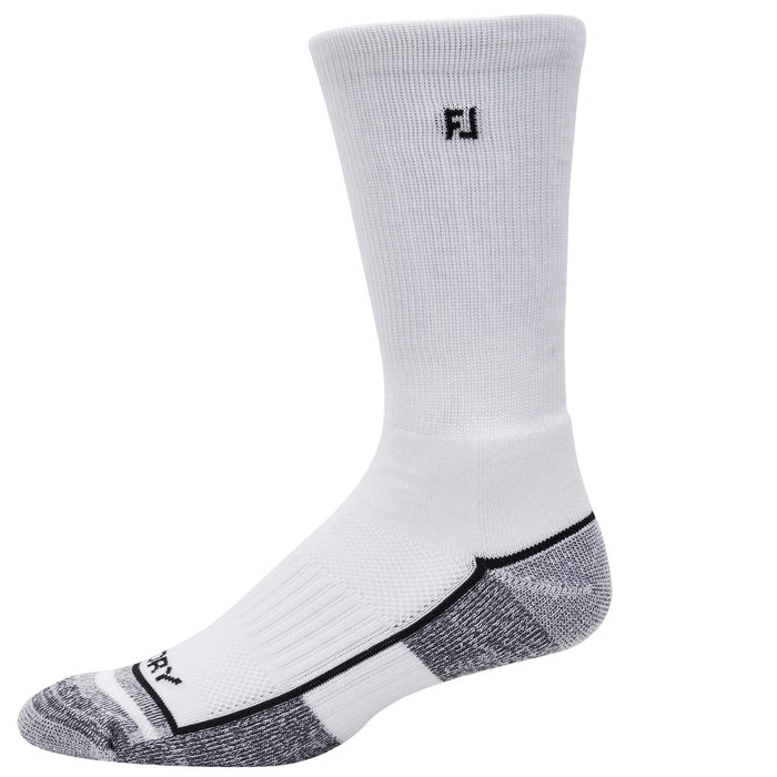FJ MENS PRODRY CREW WHITE SOCKS