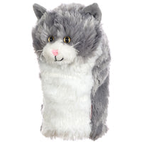 Daphne Headcover- Grey & White Cat