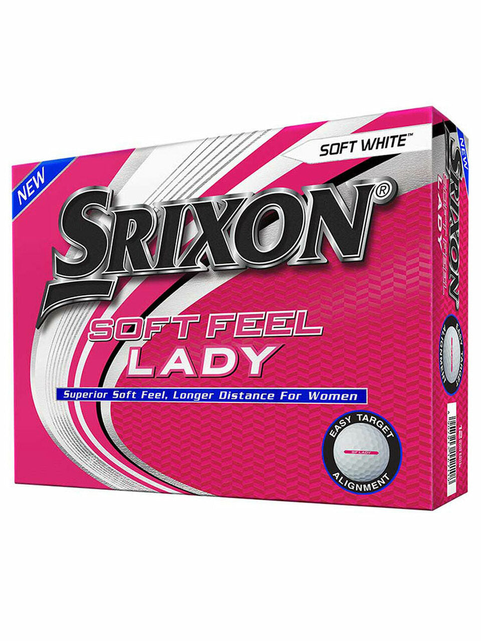Srixon Soft Feel Lady Golf Balls - 1 Dozen White 2020