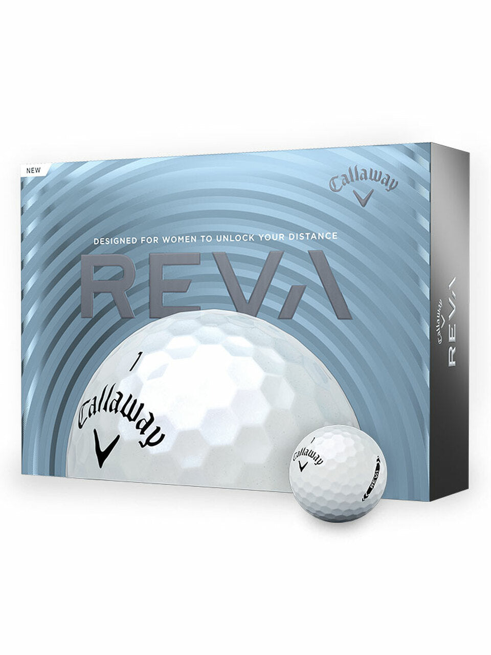 Callaway Reva Ladies Golf Balls - 1 Dozen Pearl