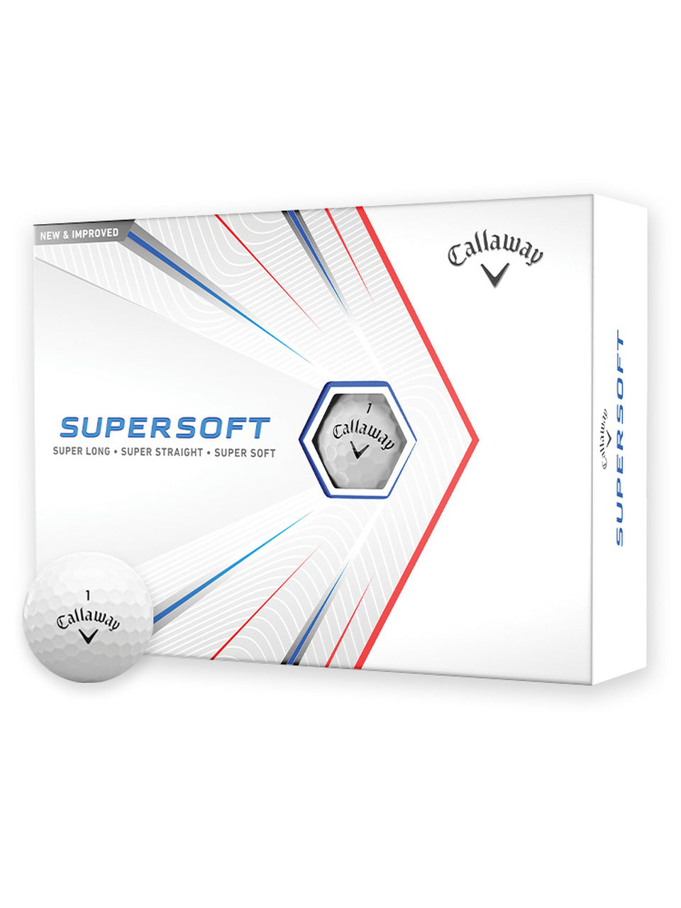 Callaway Supersoft 21 Golf Balls - 1 Dozen White